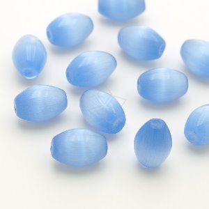 [단종]캣츠아이 오벌 9*6mm Sapphire(8개)