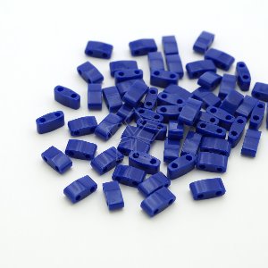 HTL414-미유키 하프틸라비즈 Half TILA Beads 5x2.3 유광/라피스블루(3g)