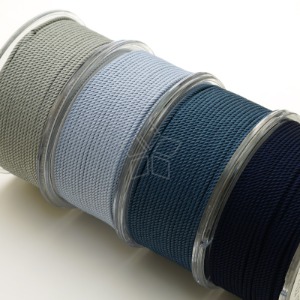 WR61-얇은 자가드 목걸이끈 팔찌끈 1.5미리 라운드 팔찌줄 목걸이줄 재료 블루컬러계열(1m)