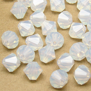 주판알 6mm White Opal